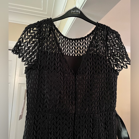 Fancy Black MIDI Dress - Picture 11 of 12